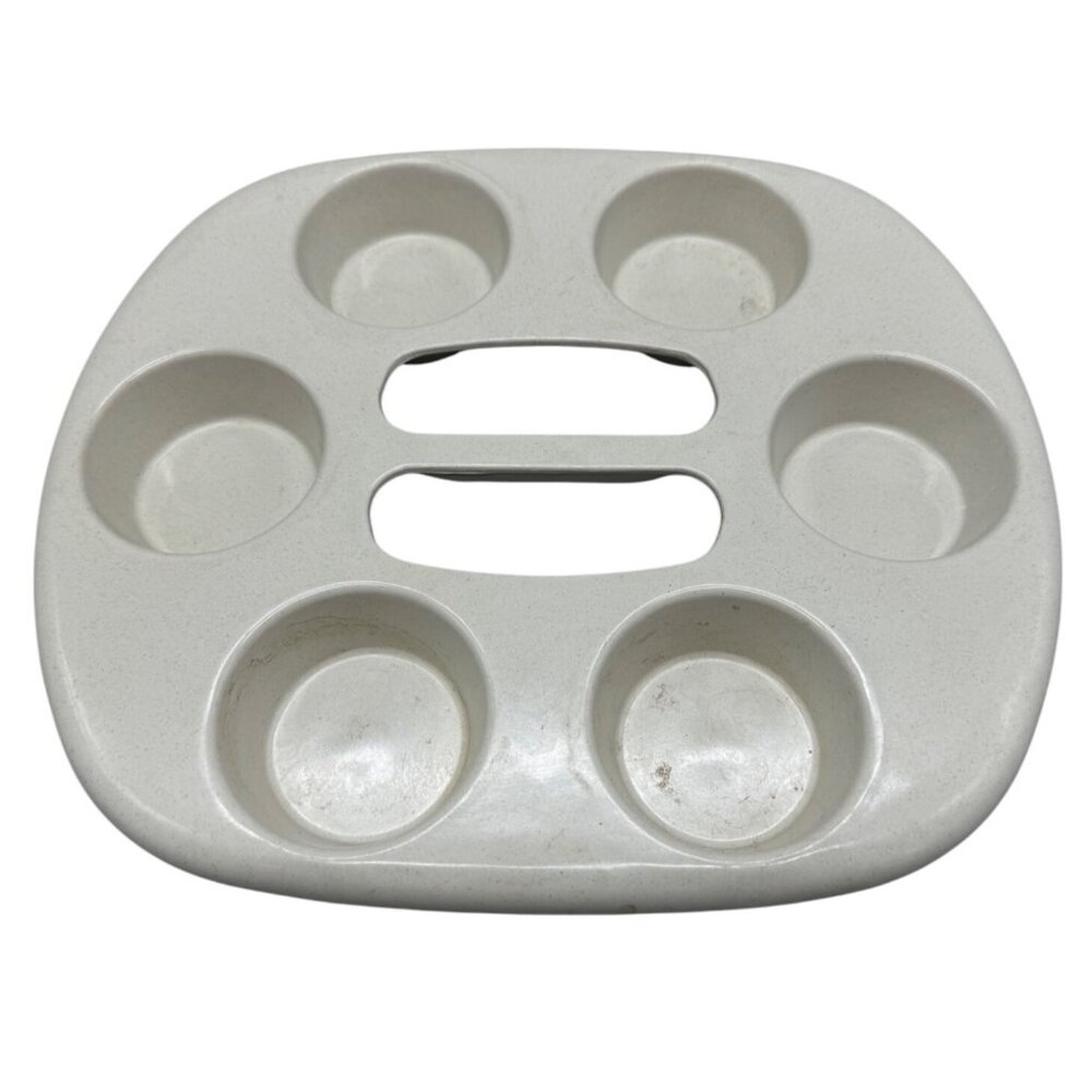 Nordic Ware Microwave and Oven Use Egg & Muffin Pan Used READ